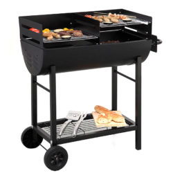 Tepro Detroit Barbecue Barrel With Double Grill